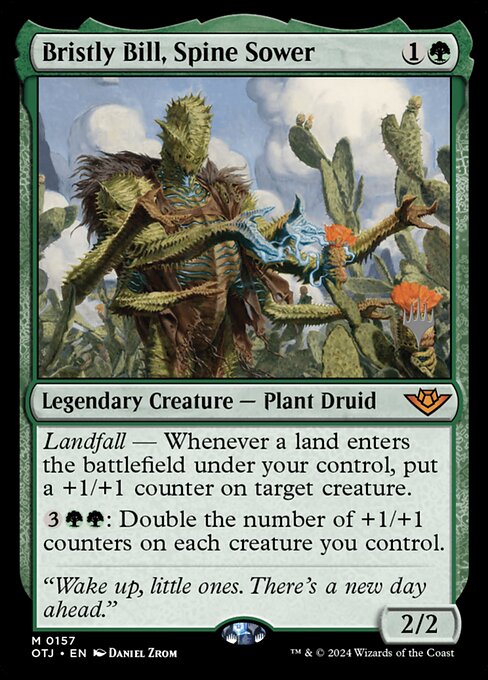 Bristly Bill, Spine Sower [Outlaws of Thunder Junction Promos]