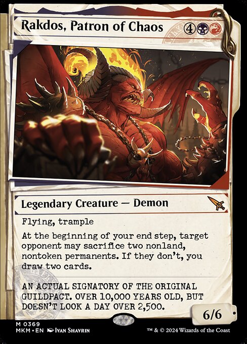 Rakdos, Patron of Chaos [Murders at Karlov Manor]