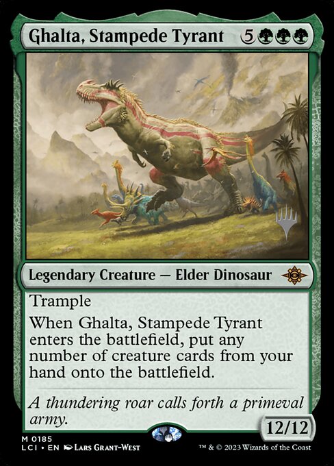Ghalta, Stampede Tyrant [The Lost Caverns of Ixalan Promos]