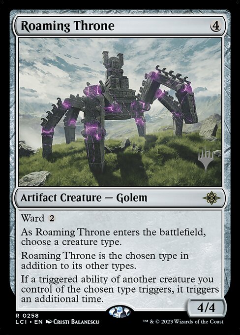 Roaming Throne [The Lost Caverns of Ixalan Promos]